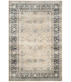 Safavieh Persian Garden Vintage Ivory / Navy PGV606 8 ft. X 10 ft. Rectangle Rug