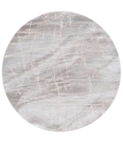 Safavieh Platinum Grey / Light Grey PLA542 6 ft. 7 in. X 6 ft. 7 in. Round Rug