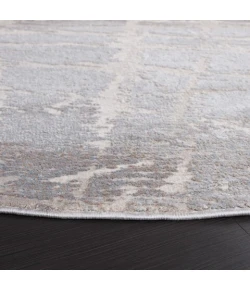 Safavieh Platinum Grey / Light Grey PLA542 6 ft. 7 in. X 6 ft. 7 in. Round Rug