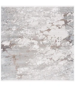 Safavieh Platinum Grey / Ivory PLA552 6 ft. 7 in. X 6 ft. 7 in. Square Rug