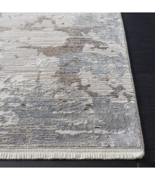 Safavieh Platinum Grey / Ivory PLA552 5 ft. 3 in. X 7 ft. 6 in. Rectangle Rug