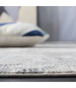 Safavieh Platinum Grey / Ivory PLA552 5 ft. 3 in. X 7 ft. 6 in. Rectangle Rug