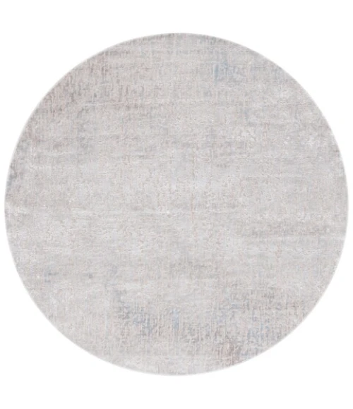 Safavieh Platinum Grey / Beige PLA554 6 ft. 7 in. X 6 ft. 7 in. Round Rug