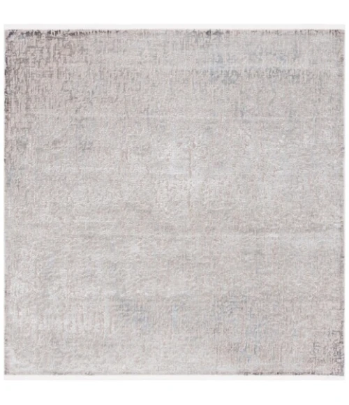 Safavieh Platinum Grey / Beige PLA554 6 ft. 7 in. X 6 ft. 7 in. Square Rug