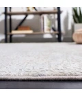 Safavieh Platinum Grey / Ivory Beige PLA556 6 ft. 7 in. X 6 ft. 7 in. Square Rug