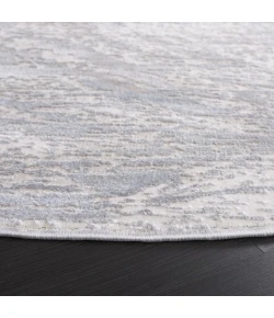 Safavieh Platinum Grey / Ivory Beige PLA556 6 ft. 7 in. X 6 ft. 7 in. Round Rug