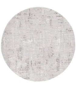 Safavieh Parker Taupe / Ivory Grey PRK100 6 ft. 7 in. X 6 ft. 7 in. Round Rug