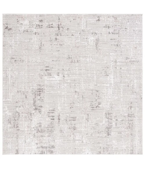 Safavieh Parker Taupe / Ivory Grey PRK100 6 ft. 7 in. X 6 ft. 7 in. Square Rug