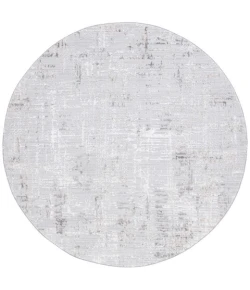 Safavieh Parker Light Grey / Ivory Grey PRK100 6 ft. 7 in. X 6 ft. 7 in. Round Rug