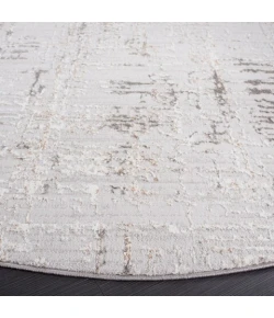 Safavieh Parker Light Grey / Ivory Grey PRK100 6 ft. 7 in. X 6 ft. 7 in. Round Rug