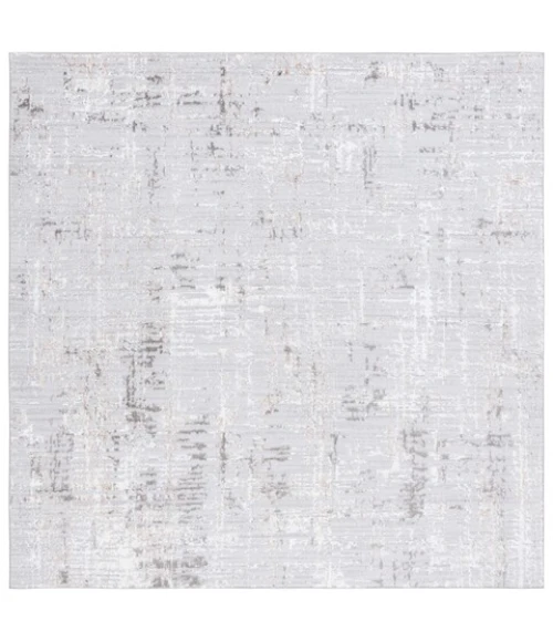 Safavieh Parker Light Grey / Ivory Grey PRK100 6 ft. 7 in. X 6 ft. 7 in. Square Rug