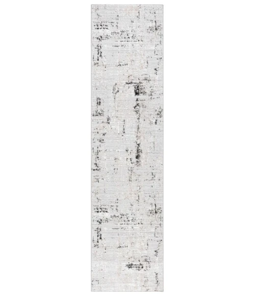 Safavieh Parker Light Grey / Black PRK100 2 ft. X 8 ft. Runner Rug