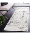 Safavieh Parker Light Grey / Black PRK100 2 ft. X 8 ft. Runner Rug