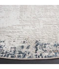 Safavieh Parker Taupe / Ivory Blue PRK101 6 ft. 7 in. X 6 ft. 7 in. Round Rug