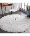 Safavieh Parker Grey / Ivory PRK101 6 ft. 7 in. X 6 ft. 7 in. Round Rug