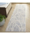Safavieh Prestige Ivory / Blue PTE104 2 ft. 3 in. X 8 ft. Runner Rug