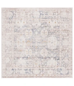 Safavieh Prestige Beige / Blue PTE110 6 ft. 7 in. X 6 ft. 7 in. Square Rug