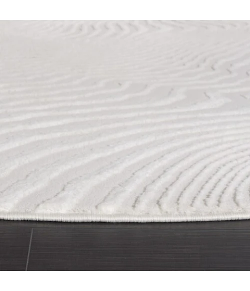 Safavieh Revive Ivory REV110 6 ft. 7 in. X 6 ft. 7 in. Round Rug