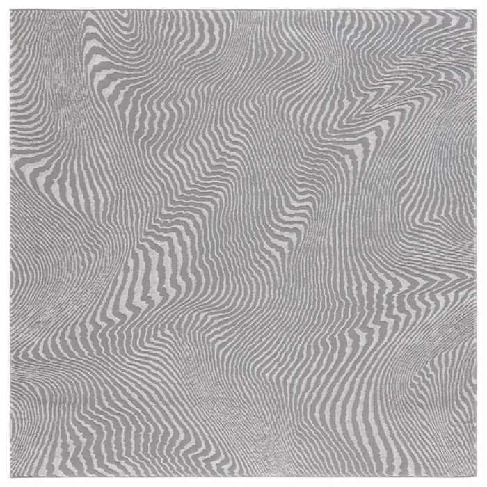 Safavieh Revive Grey REV110 6 ft. 7 in. X 6 ft. 7 in. Square Rug