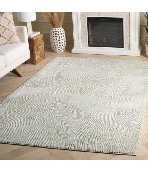 Safavieh Revive Sage / Ivory REV110 6 ft. 7 in. X 6 ft. 7 in. Square Rug