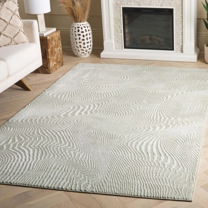 Safavieh Revive Sage / Ivory REV110 6 ft. 7 in. X 9 ft. Rectangle Rug