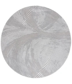 Safavieh Revive Grey REV112 6 ft. 7 in. X 6 ft. 7 in. Round Rug