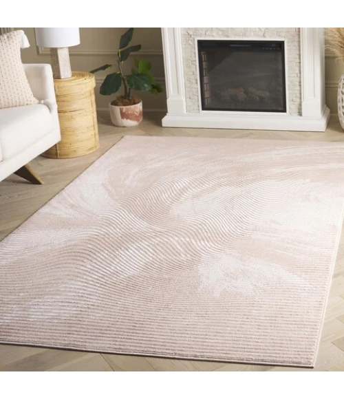 Safavieh Revive Pink / Ivory REV112 5 ft. 3 in. X 7 ft. 7 in. Rectangle Rug