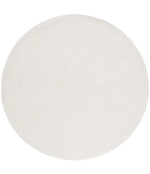 Safavieh Revive Ivory REV116 6 ft. 7 in. X 6 ft. 7 in. Round Rug