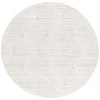 Safavieh Revive Ivory / Grey REV120 6 ft. 7 in. X 6 ft. 7 in. Round Rug
