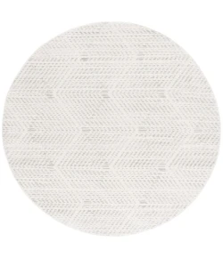 Safavieh Revive Ivory / Grey REV120 6 ft. 7 in. X 6 ft. 7 in. Round Rug