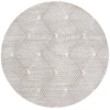 Safavieh Revive Taupe / Ivory REV120 6 ft. 7 in. X 6 ft. 7 in. Round Rug