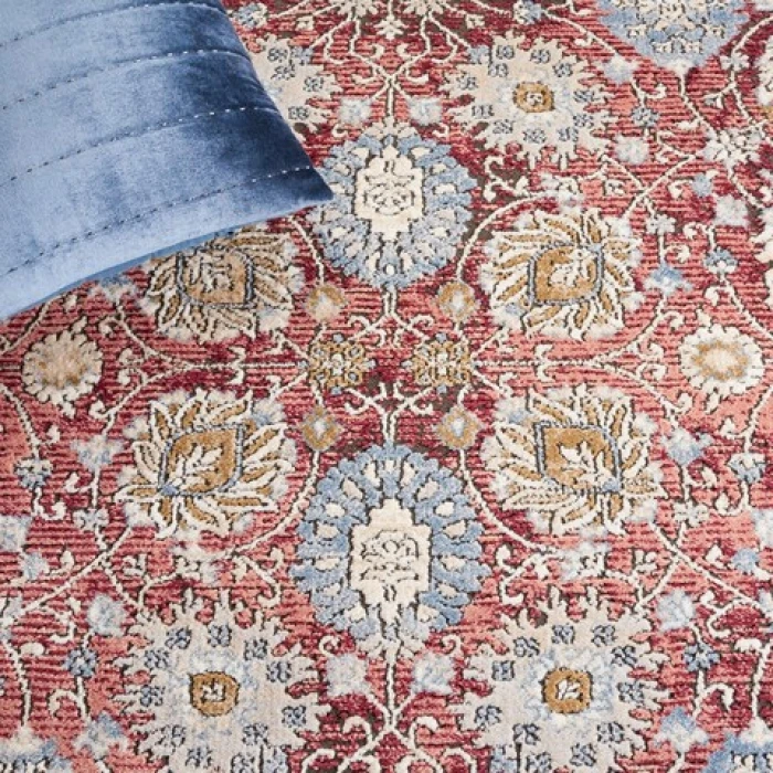 Safavieh Rosewood Ivory / Red ROW102 9 ft. X 12 ft. Rectangle Rug