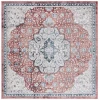 Safavieh Rosewood Ivory / Red ROW104 6 ft. 7 in. X 6 ft. 7 in. Square Rug
