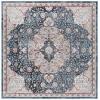 Safavieh Rosewood Ivory / Blue ROW104 6 ft. 7 in. X 6 ft. 7 in. Square Rug