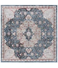 Safavieh Rosewood Ivory / Blue ROW104 6 ft. 7 in. X 6 ft. 7 in. Square Rug