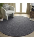 Safavieh River Charcoal RVR600 6 ft. 7 in. X 6 ft. 7 in. Round Rug