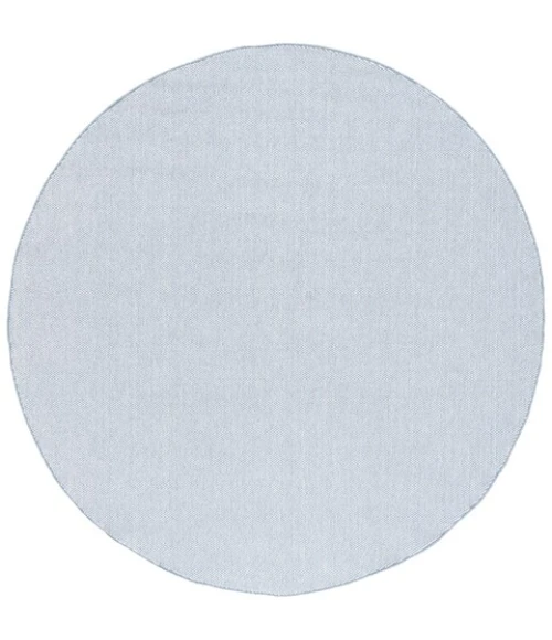 Safavieh River Blue / Ivory RVR600 6 ft. 7 in. X 6 ft. 7 in. Round Rug