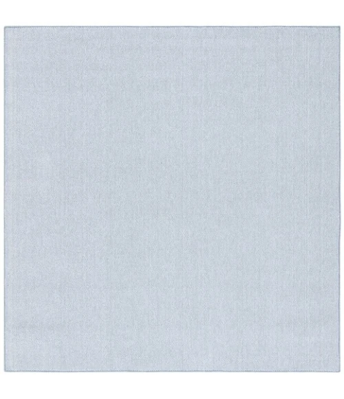 Safavieh River Blue / Ivory RVR600 6 ft. 7 in. X 6 ft. 7 in. Square Rug