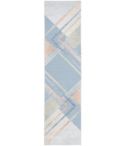 Safavieh Sarasota Blue / Light Green SAR102 2 ft. 3 in. X 9 ft. Runner Rug