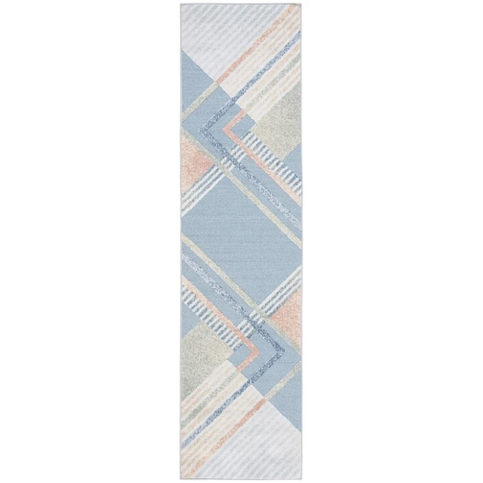 Safavieh Sarasota Blue / Light Green SAR102 2 ft. 3 in. X 9 ft. Runner Rug