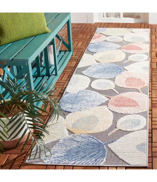 Safavieh Sarasota Beige / Grey SAR110 2 ft. 3 in. X 9 ft. Runner Rug