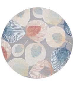 Safavieh Sarasota Beige / Grey SAR110 6 ft. 7 in. X 6 ft. 7 in. Round Rug