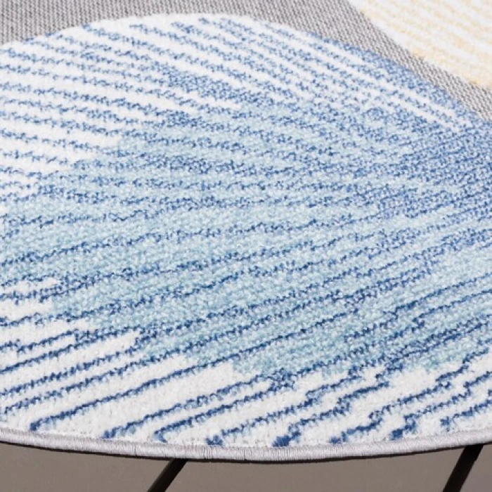 Safavieh Sarasota Beige / Grey SAR110 6 ft. 7 in. X 6 ft. 7 in. Round Rug