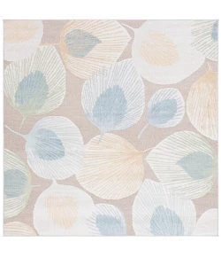 Safavieh Sarasota Grey / Brown SAR110 6 ft. 7 in. X 6 ft. 7 in. Square Rug