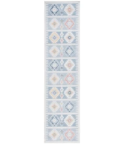 Safavieh Sarasota Light Blue / Grey SAR114 2 ft. 3 in. X 9 ft. Runner Rug