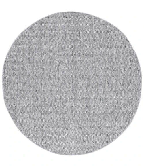 Safavieh Sisal All-Weather Dark Grey SAW420 6 ft. 7 in. X 6 ft. 7 in. Round Rug