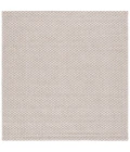 Safavieh Sisal All-Weather Natural / Ivory SAW460 6 ft. 7 in. X 6 ft. 7 in. Square Rug