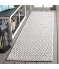 Safavieh Sisal All-Weather Grey / Ivory SAW460 2 ft. 2 in. X 8 ft. Runner Rug
