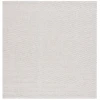 Safavieh Sisal All-Weather Light Grey / Ivory SAW460 6 ft. 7 in. X 6 ft. 7 in. Square Rug