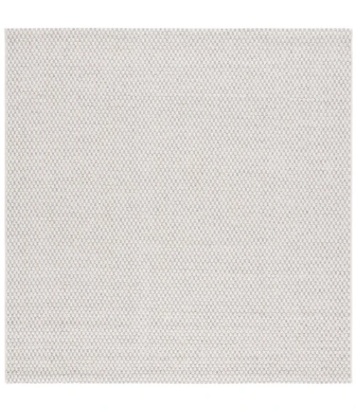 Safavieh Sisal All-Weather Light Grey / Ivory SAW460 6 ft. 7 in. X 6 ft. 7 in. Square Rug